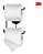 Suporte Duplo Rolo Papel Higiênico Dupla Face 3m Preto Arthi - Imagem 4