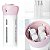Kit Dispenser Portátil 4 Em 1 Para Viagens Dia A Dia - Rosa - Imagem 5