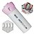 Kit Dispenser Portátil 4 Em 1 Para Viagens Dia A Dia - Rosa - Imagem 1