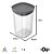 Kit 4 Potes Herméticos Organizador Cozinha Casa 1 Litro Ou - Imagem 3
