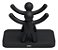 Suporte Porta Guardanapo De Mesa Criativo Preto Buddy Umbra - Imagem 3