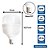 Kit 5 Lâmpadas Led 30w Bulbo 6500k Branco Frio 110v/220v - Imagem 2