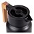Garrafa Bule Térmica Wood Fashion 1000ml Termopro Café Preta - Imagem 3