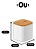Pote Hermético Organizador Tampa De Bambu Branco 150ml - Imagem 6
