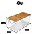 Organizador De Armario Clear Com Tampa De Bambu 15,5x30,5 Ou - Imagem 5