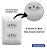 Kit 5 Cj 1 Interruptor Simples Com Tomada 20a Aria Branco - Imagem 2