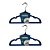 Kit 10 Cabides De Veludo Infantil Carrinho Azul Ultrafino - Imagem 6
