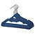 Kit 20 Cabides De Veludo Infantil Carrinho Azul Ultrafino Slim - Imagem 1