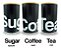 Kit 3 Latas Herméticas Tampa De Bambu Multiuso - Preto - Imagem 6