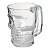 Caneca Caveira Rock Chopp Cerveja Vidro 370 Ml Grande - Imagem 1