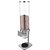 Dispenser Pote De Cereais Grãos Feito Em Vidro E Inox - Imagem 3