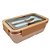 Marmita Fitness Lunch Box Pote 850ml Com Divisória Bpa Free - Imagem 1