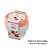 4 Potes Plástico 360ml Quadrado Microondas Freezer Bpa Free - Imagem 2