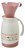 Jogo Bule 700ml + Suporte  Filtro De Café Tamanho 102 Rosa - Imagem 2