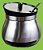 Açucareiro De Luxo Aço Inox Com Tampa E Colher 9x9 Cm - Imagem 2