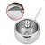 Açucareiro Em Aço Inox Com Tampa De Vidro E Colher Cozinha - Imagem 6