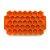 Forma Gelo Silicone Chocolate Bombom Colmeia Laranja - Imagem 3
