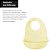 Babador Infantil De Silicone Cata Migalhas Amarelo - Imagem 2