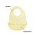 Babador Infantil De Silicone Cata Migalhas Amarelo - Imagem 3