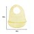 Babador Infantil De Silicone Cata Migalhas Amarelo - Imagem 4