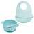 Kit Tigela Infantil Bebê Babador De Silicone - Imagem 1