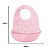 Kit Tigela Infantil Bebê Babador Colher De Silicone Rosa - Imagem 5