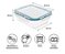 Vd22287 Pote Retangular Boro 1500ml - Imagem 2