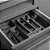 Organizador Talheres Logic Com Tampa 5 Compartimentos Chumbo - Imagem 6