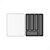 Organizador Talheres Logic Com Tampa 5 Compartimentos Chumbo - Imagem 1