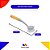 Escova Clean Multiuso Cinza Cabo Bambu Ponta Espatula 26cm - Imagem 3