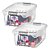 Kit 2 Caixas Organizadoras Tampa Travas 6l Guardar Esmalte - Imagem 1