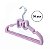 Cabide Infantil Veludo Rosa Laço 5pcs - Imagem 1