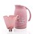 Jogo Bule 700ml + Suporte  Filtro De Café Tamanho 102 Rosa - Imagem 2