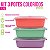 Potes Plástico Freezer Alimentos 1.1 L Sanremo Kit C/3 Pçs - Imagem 2
