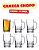 Caneca Chop Vidro Resistente 360ml Bar Casa Cor Transparente - Imagem 3
