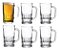Caneca Chop Vidro Resistente 360ml Bar Casa Cor Transparente - Imagem 1