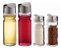 Kit Porta Azeite Galheteiro Tempero Inox Saleiro Vidro 4 Pcs - Imagem 7