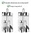 Kit Porta Azeite Galheteiro Tempero Inox Saleiro Vidro 4 Pcs - Imagem 5