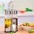 Kit Porta Azeite Galheteiro Tempero Inox Saleiro Vidro 4 Pcs - Imagem 2