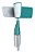Mop Spray Fit Microfibra Verde Reservatório 365ml Flash Limp - Imagem 7