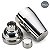 Coqueteleira Aço Inox 500ml C/ Coador Drinks Caipirinha Bar - Imagem 4