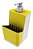 Dispenser Detergente E Esponja - Crippa Cor Branco-amarelo - Imagem 1