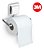 Suporte Banheiro Porta Papel Higiênico Parede 3m Cromado - Imagem 1