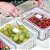 Kit 6 Organizadores Clear Fresh 2,2l Com Cesto Legumes Fruta - Imagem 6