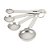 Jogo De Colheres Medidoras Chef De Cozinha Com 4 Peças Inox - Imagem 2
