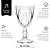 Taça Modelo Diamante Transparente Em Vidro - 240ml - Imagem 5