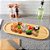 Kit 3 Bandeja Oval Bambu 44cm Resistente Mimo Style - Imagem 2