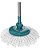 Refil Cabo  Mop Giratório Fit Flashlimp Completo Cor Verde - Imagem 4