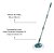 Refil Cabo  Mop Giratório Fit Flashlimp Completo Cor Verde - Imagem 6