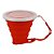 Kit 20 Copos De Silicone Retrátil Com Tampa 270ml - Imagem 5